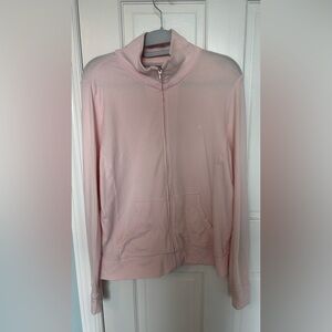 Ralph Lauren Women's Cotton Pink zip up Medium